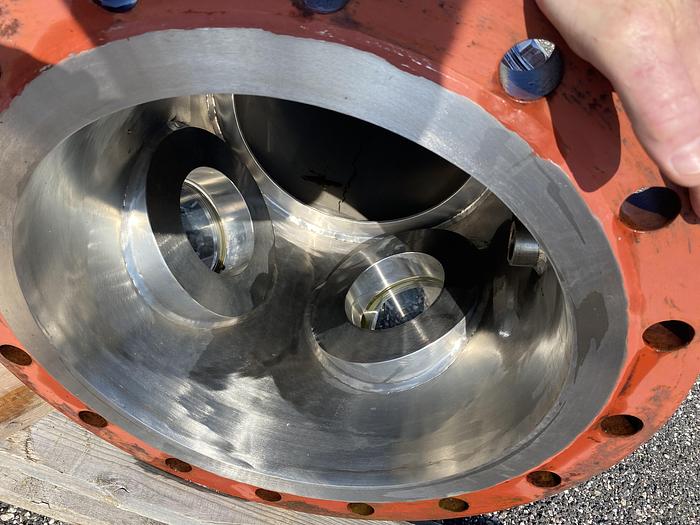 Unused Crown Iron Works Co. 242 gallon 304L stainless steel packed column