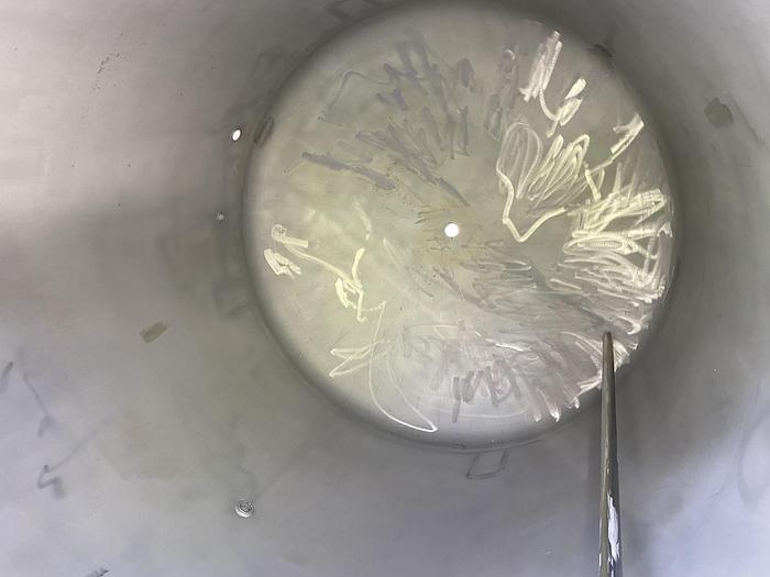 Used Used Circleville Metal Works Inc. approximately 1050 gallon 304 stainless steel vertical tank