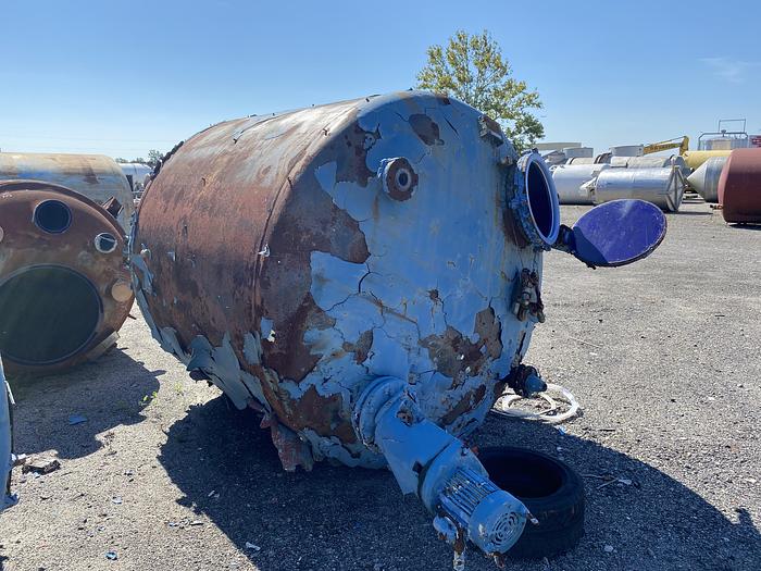 Used Pfaudler 2000 gallon vertical glass lined tank
