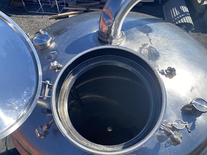 Used Used Cherry Burrell approximately 700 gallon batch processor