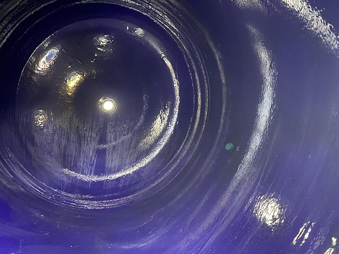 Used Pfaudler 2000 gallon glass lined jacketed chemstor tank