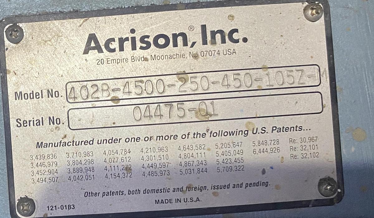 Used Used dry material feeder system