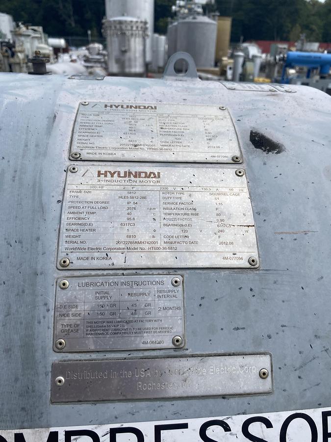 Used Used Howden Model WRVI321165 Compressor