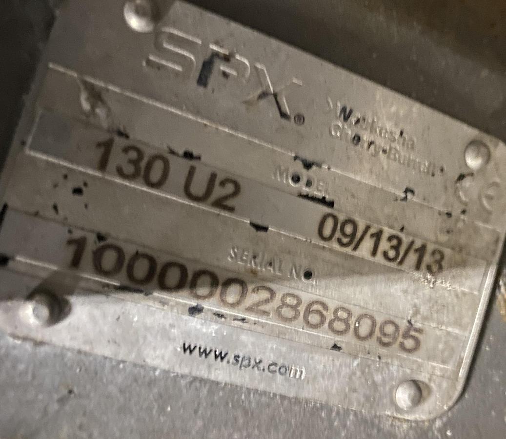 Used Used SPX sanitary Rotary Pump Model 130U2
