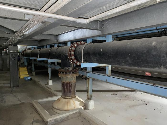 Used Used Dorr-Oliver Model 3M43 EIMCO-Extractor 43 square meter horizontal vacuum belt filter