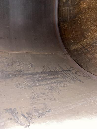 Unused Samuel Pressure Group 10,000 gallon vertical carbon steel pressure air receiver