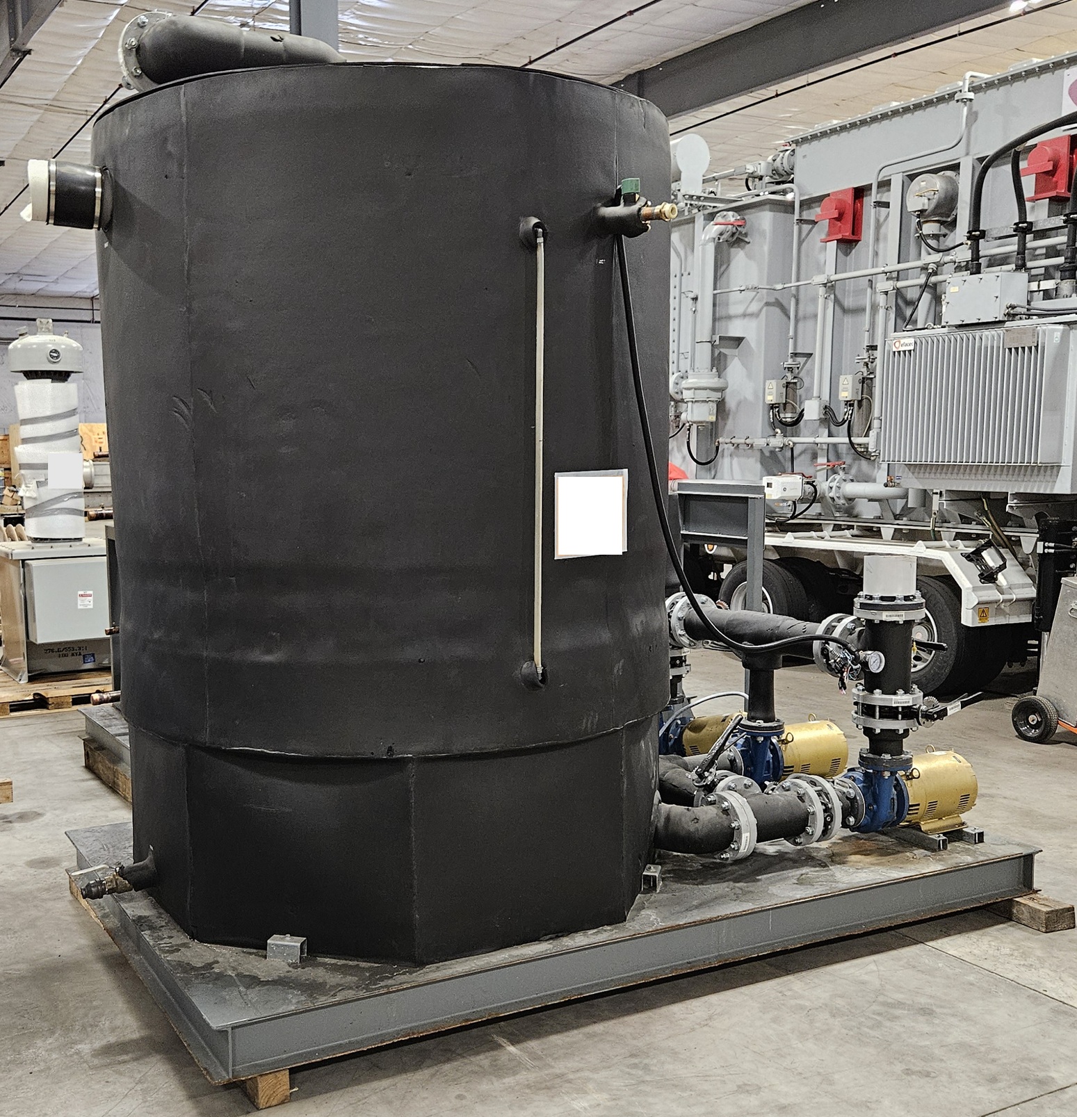 Used Used 93-Ton Air Cooled Advantage Titan Central Chiller with Remote Outdoor Condensers (2023) Model: TIP-100A-MZC-3P