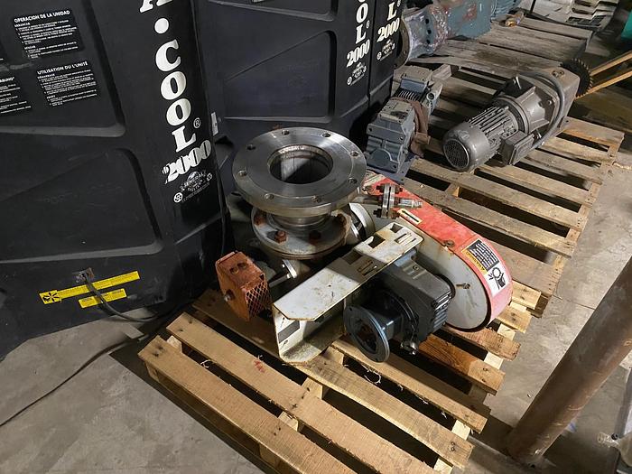 Used Used MAC 8" stainless steel rotary air-lock