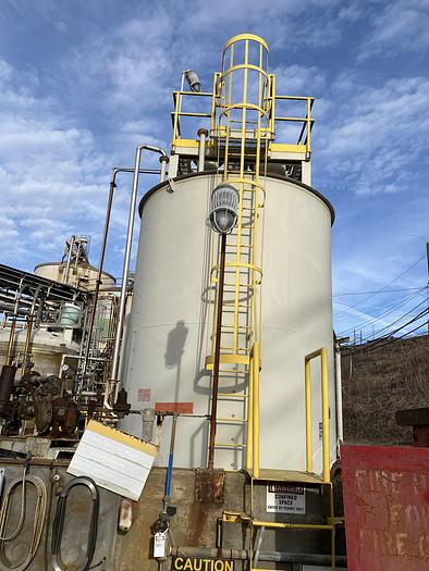 Used Used Armor Metalworks approximately 15,000 gallon carbon steel vertical storage tank