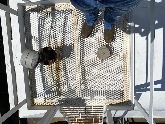 Used Used Hamilton Tanks 10,000 gallon horizontal carbon steel self-contained storage tank