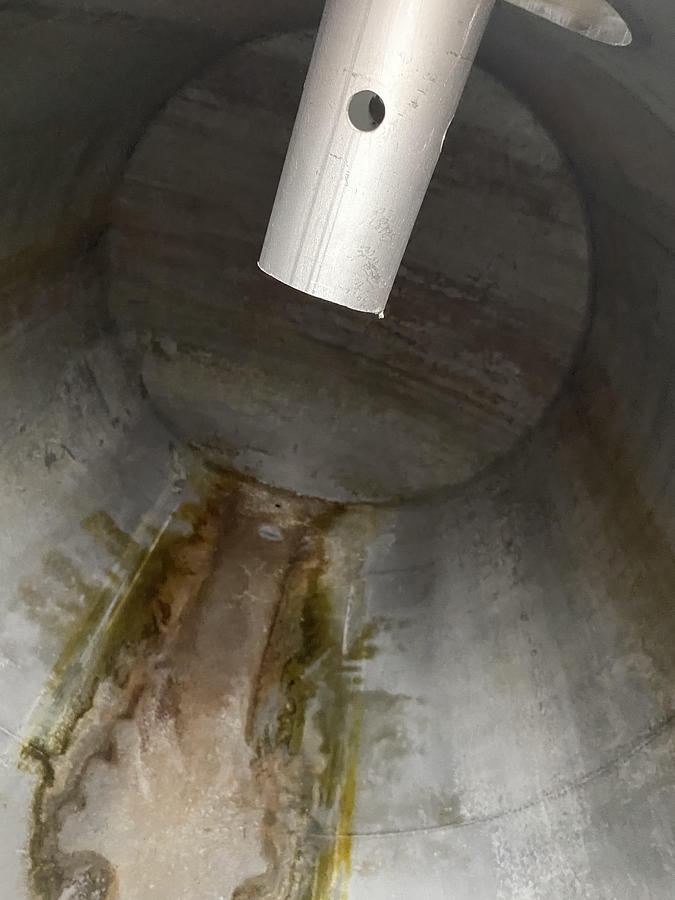 Used Capital City Iron Works 12,000 gallon 304 stainless steel horizontal tank