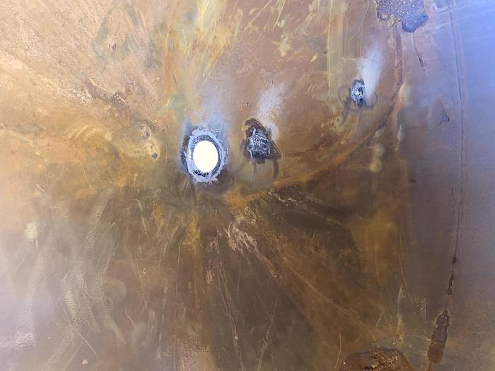 Used Used Buffalo Tank Division of Bethlehem Steel Corp. Approximately 6000 gallon carbon steel vertical air receiver.