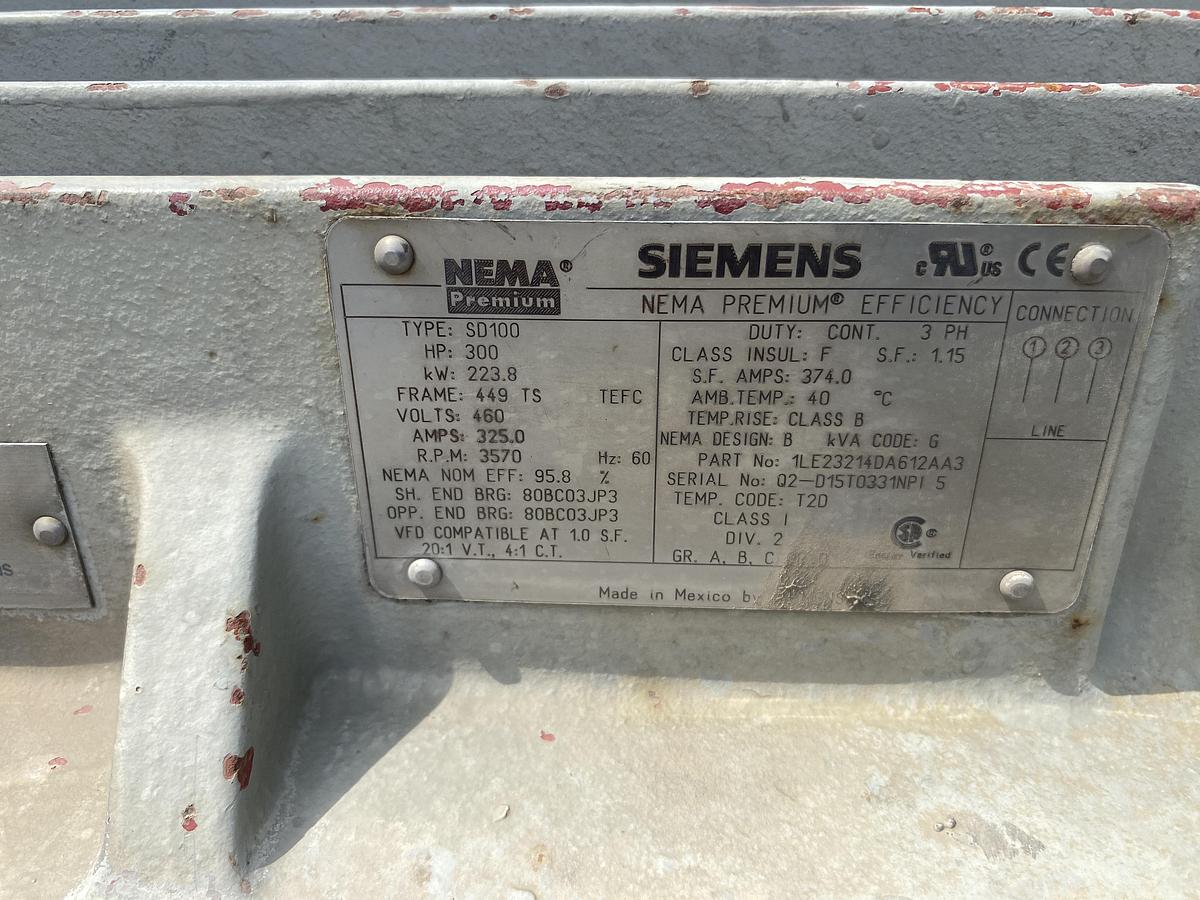 Used Used HSI Model NT88408 11-stage centrifugal gas blower