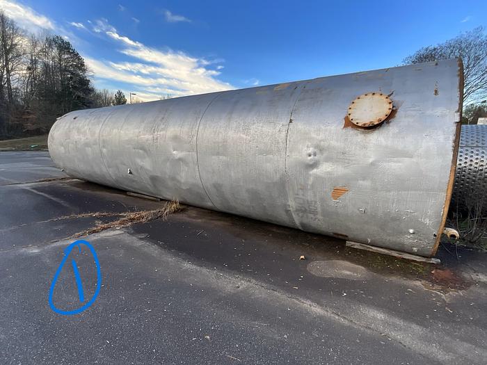 Used Used approximately 20,000 gallon vertical carbon steel storage tank