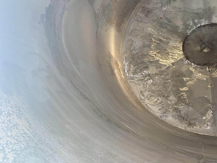 Used Used Gaston County approximately 2800 gallon 304L stainless steel vertical tank