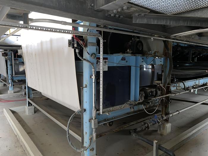 Used Used Dorr-Oliver Model 3M43 EIMCO-Extractor 43 square meter horizontal vacuum belt filter