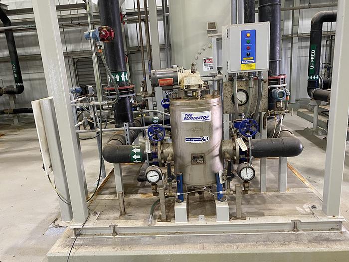 Used Used The Eliminator Automatic Self-Cleaning Strainer by Fluid Engineering UF dual strainer skid
