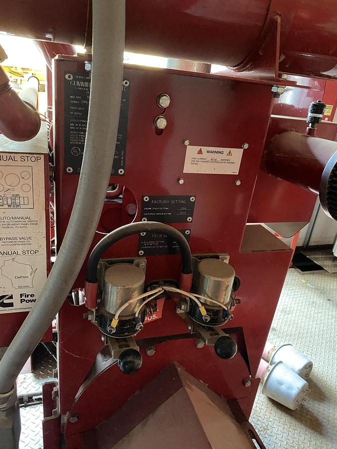 Used Used Complete Diesel Fire Pump skidded Building