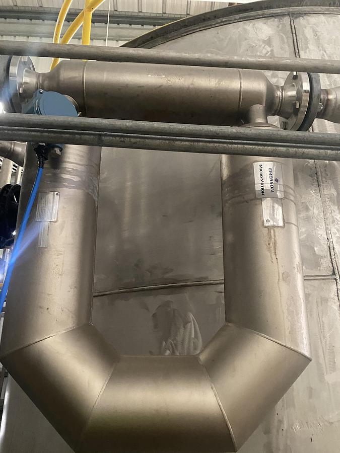 Used Used Emerson 3" Micro Motion Mass Flow Sensor