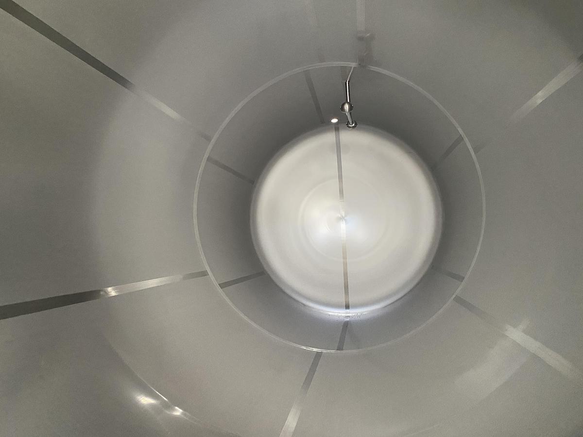 Used Used Walker 7000 gallon 304L Model HHT, horizontal insulated tank.