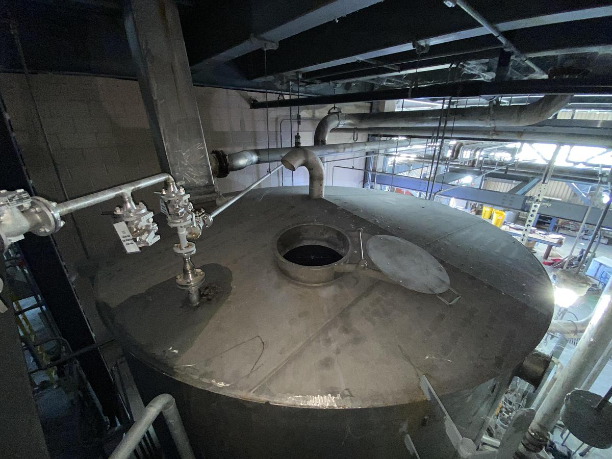 Used Used Erected Steel Products 14,000 gallon 316L stainless steel vertical tank