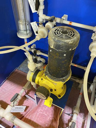 Used Used Sodium Hypochlorite dosing skid