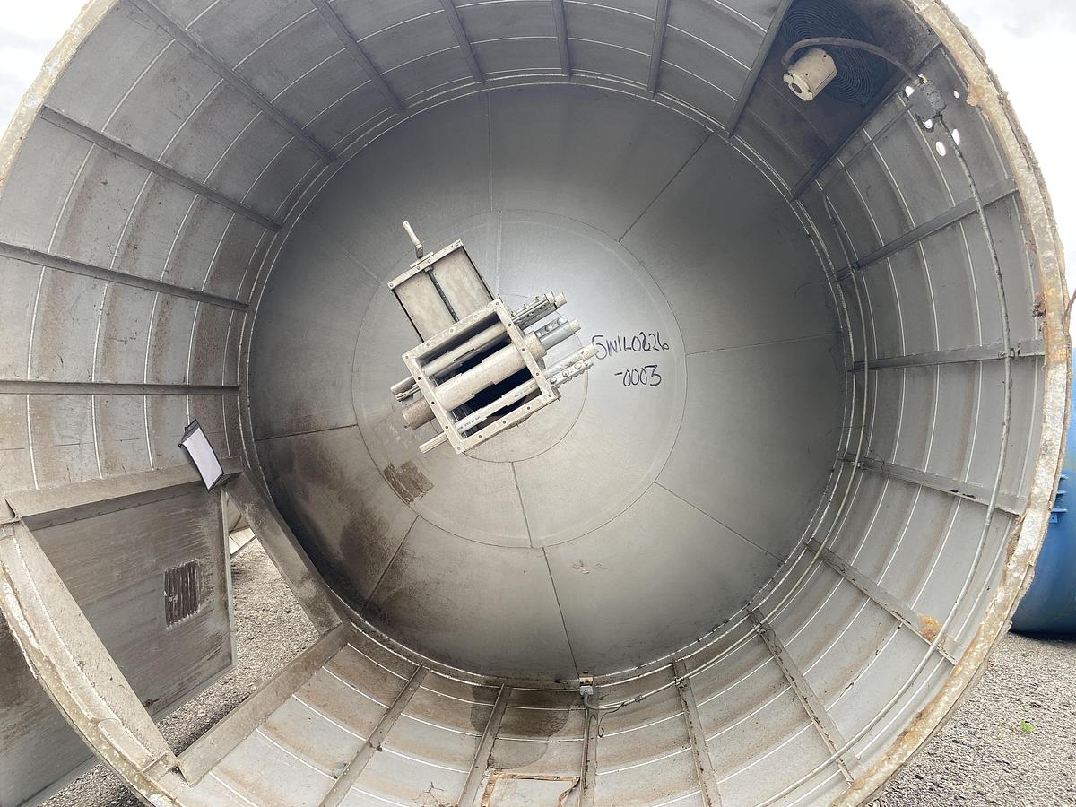 Used Used Conair Contract Systems Inc. 1709 cu ft Spiral Aluminum vertical bulk material silo