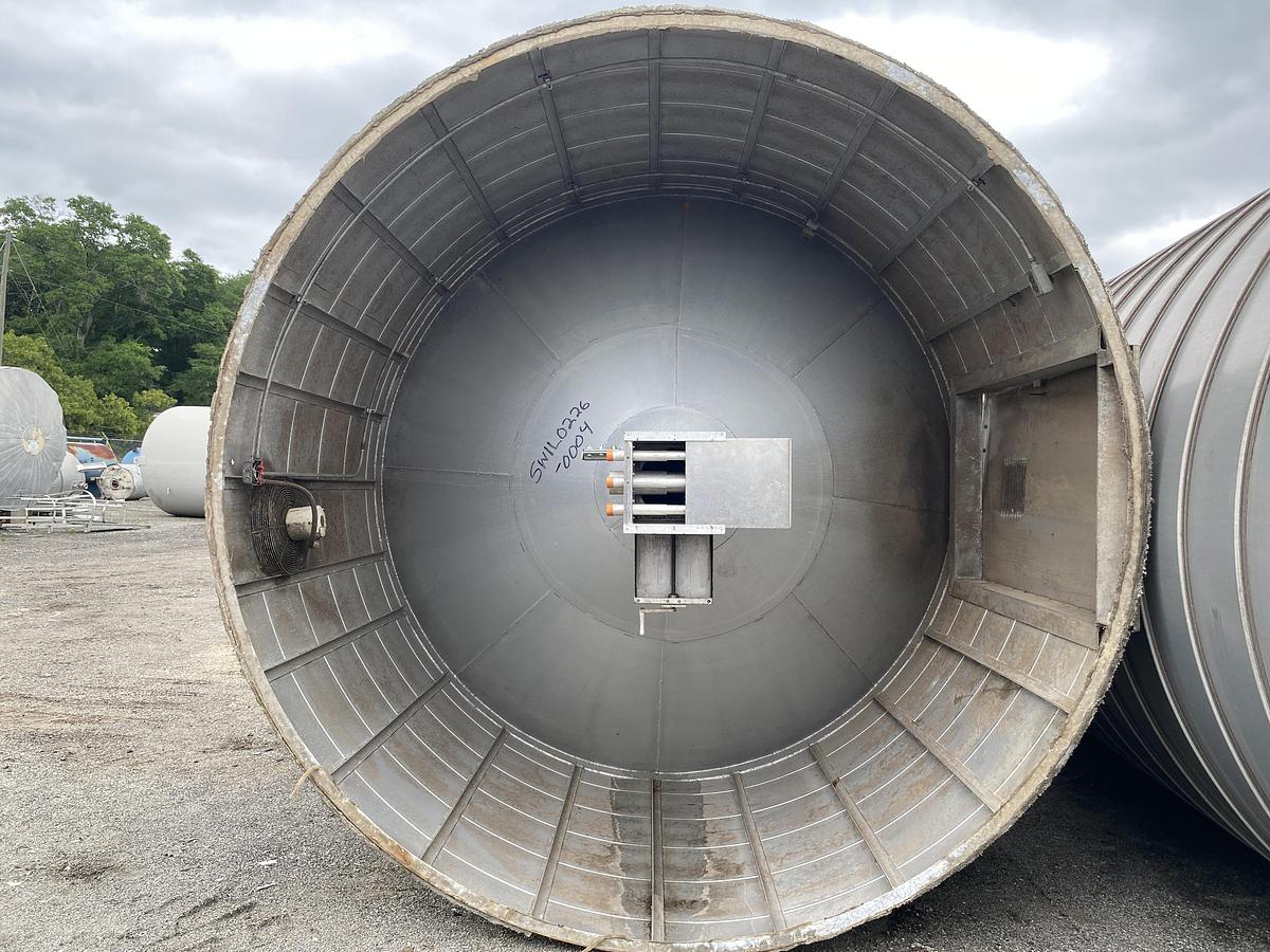 Used Used Conair Contract Systems Inc. 1709 cu ft Spiral Aluminum vertical bulk material silo