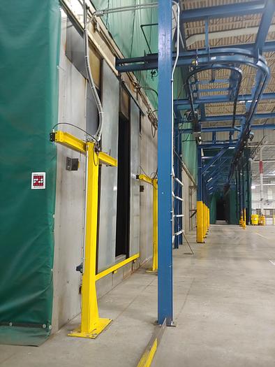 Used Used Pneu-Mech Systems MGF. Inc industrial paint booth system.