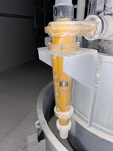 Used Used Weir Warman hydrocyclone arranged in a radical manifold “canister system” design