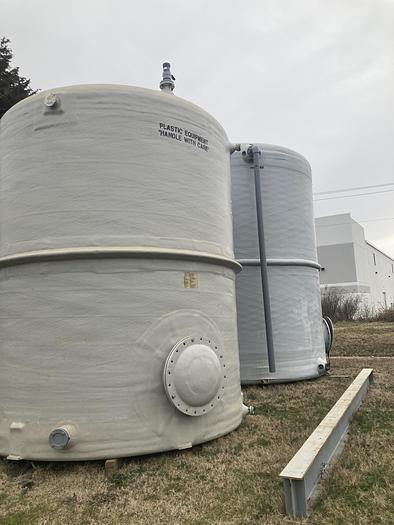 Used Used Augusta Fiberglass 9000 gallon fiberglass tank.