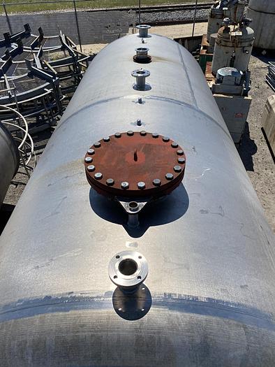 Used Crown Iron Works Co. 11,100 gallon 304L stainless steel horizontal pressure tank