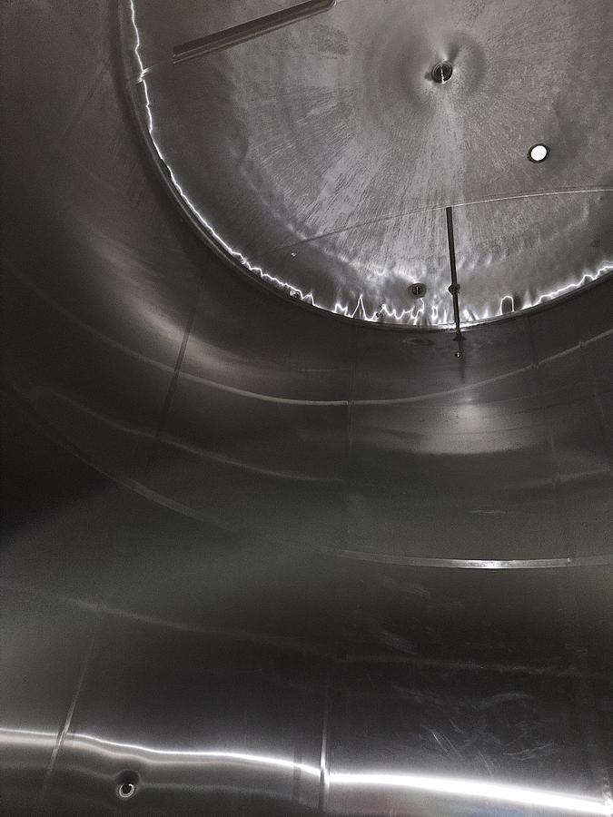 Used Used SFI 13,000 gallon 304 stainless steel sanitary storage tank