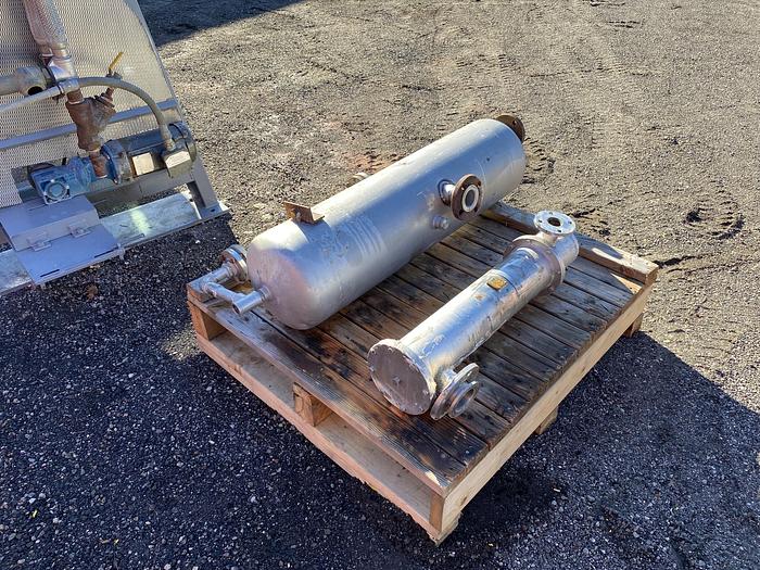 Used Used Gemco 10 cu ft 316 stainless steel double cone formulator