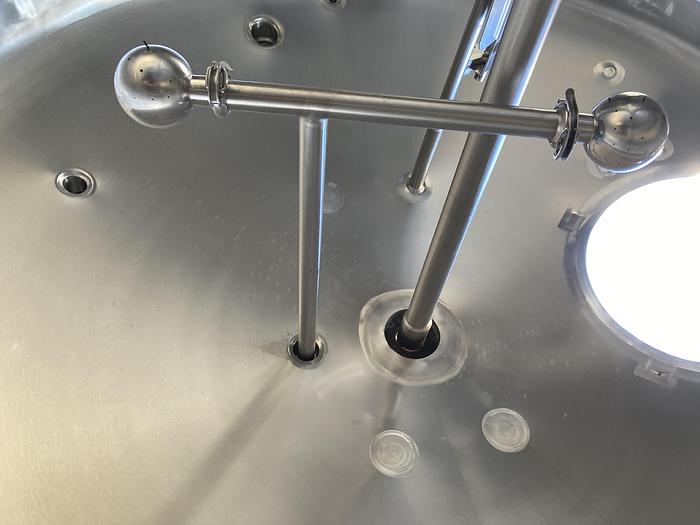 Used Cherry Burrell approximately 1500 gallon 304 stainless steel jacketed processor