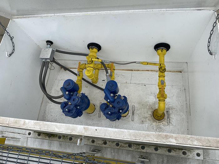 Used Used General Industries 15,000 gallon FIREGUARD horizontal fuel tank