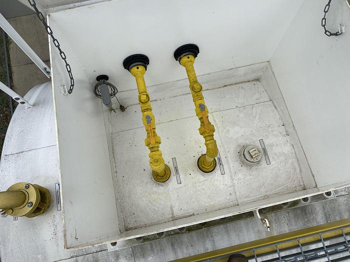 Used Used General Industries 15,000 gallon FIREGUARD horizontal fuel tank