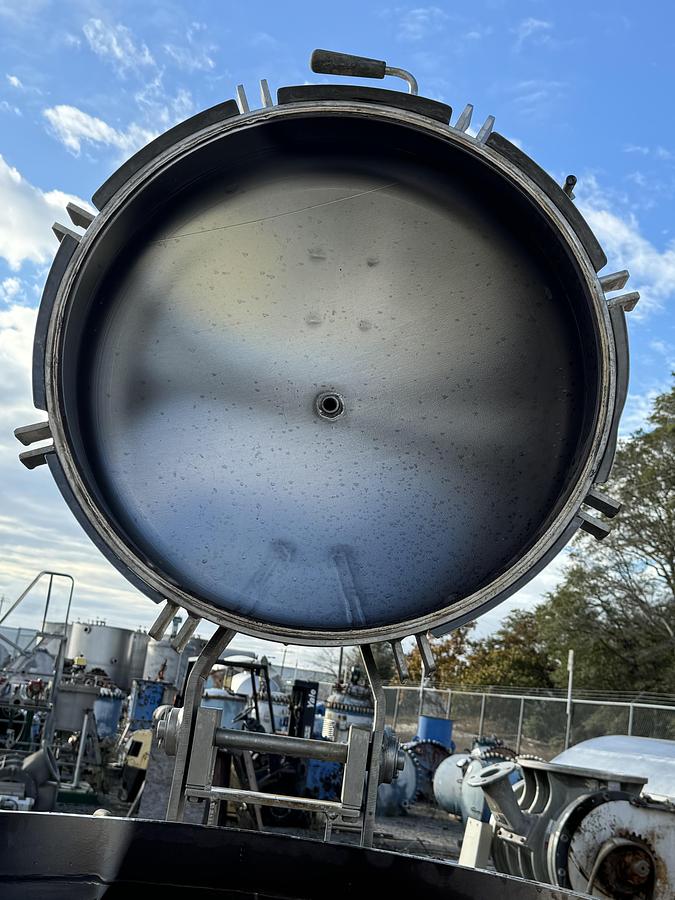 Used Used Gaston County 304 stainless steel large capacity basket filter vessel