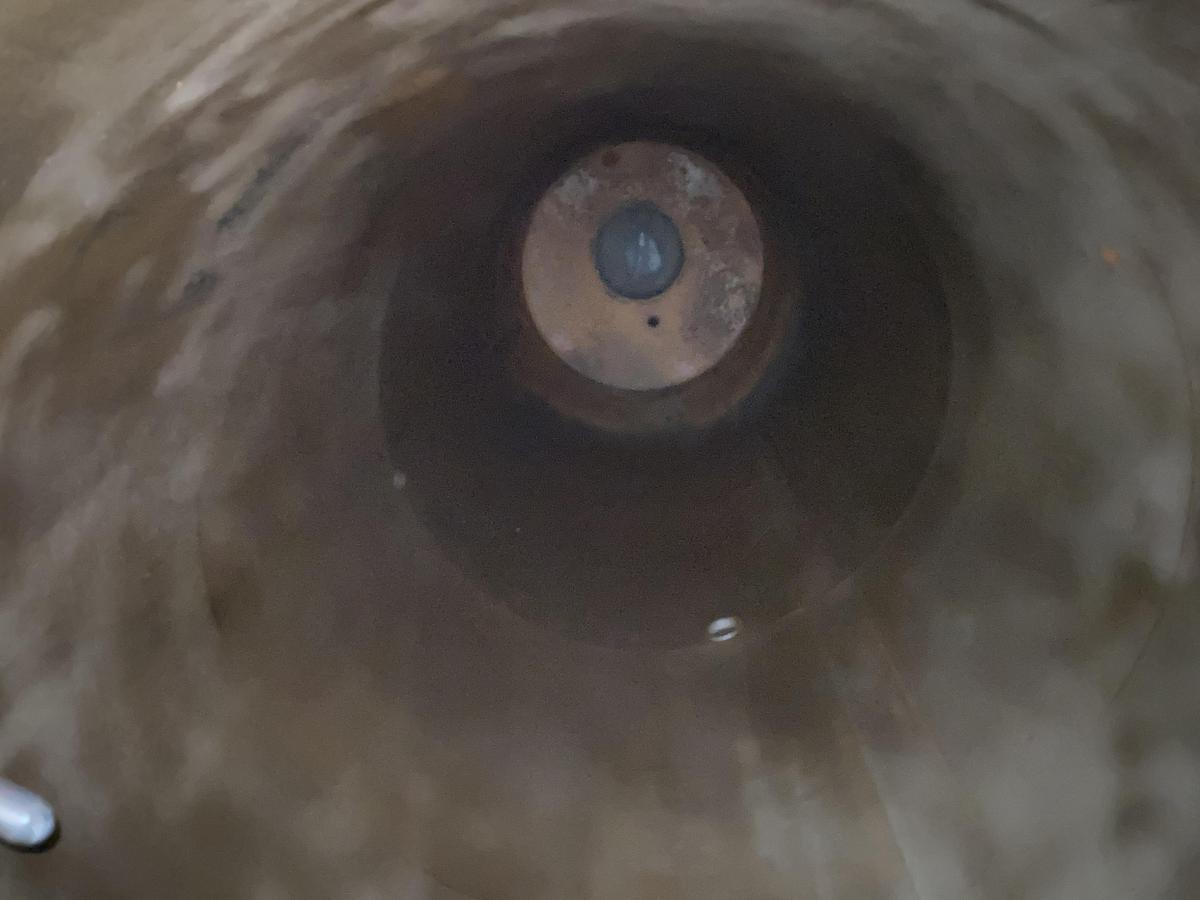 Used Used approximately 3,600 gallon carbon steel vertical tank