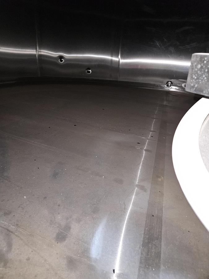 Used Used SFI 13,000 gallon 304 stainless steel sanitary storage tank