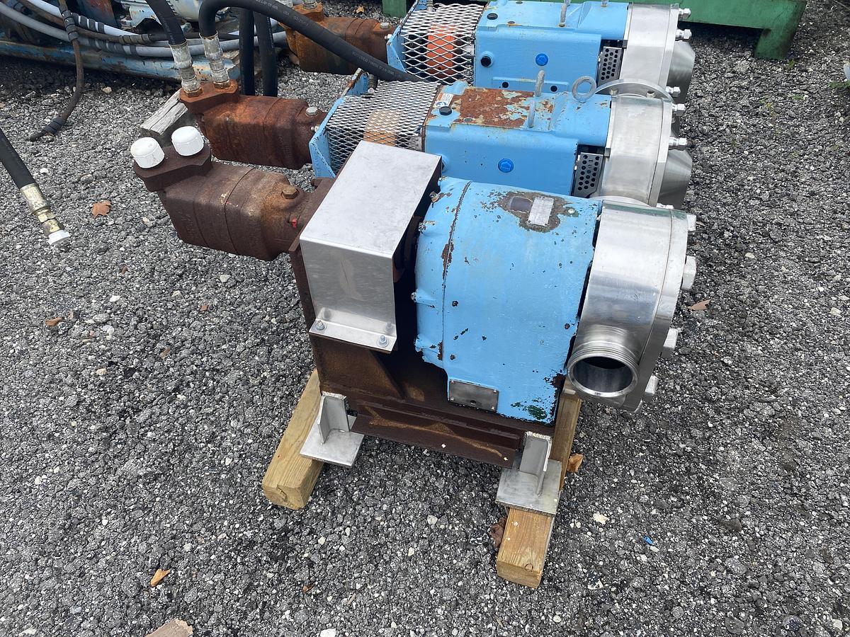 Used Used Tri-Clover sanitary Rotary Pump Model PR300-6F-TC1-4-ST-S