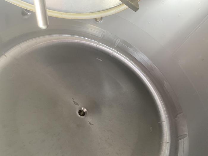 Used Used 10 bbl (300) gallon  jacketed Brite tank