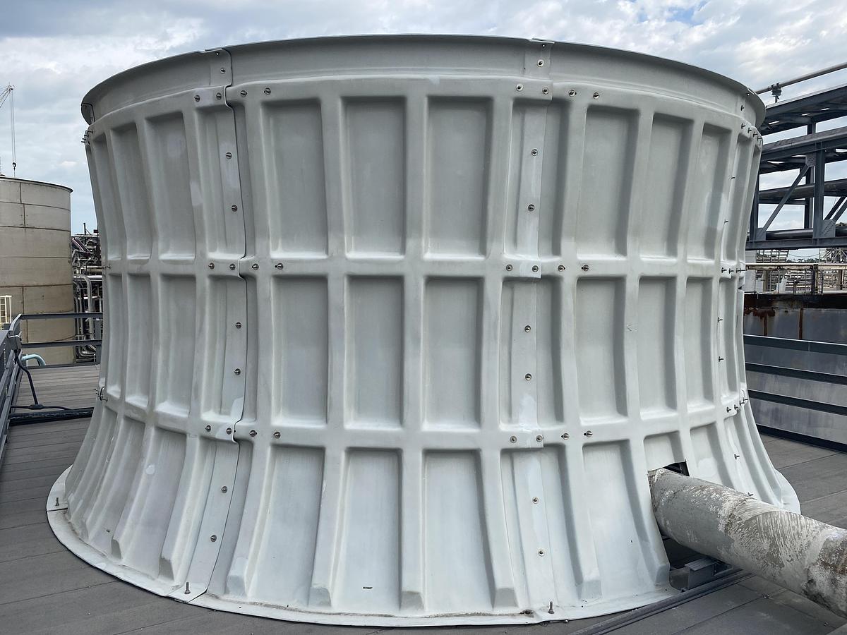 Used Used "Marley" 586 (1) Cell Cooling Tower