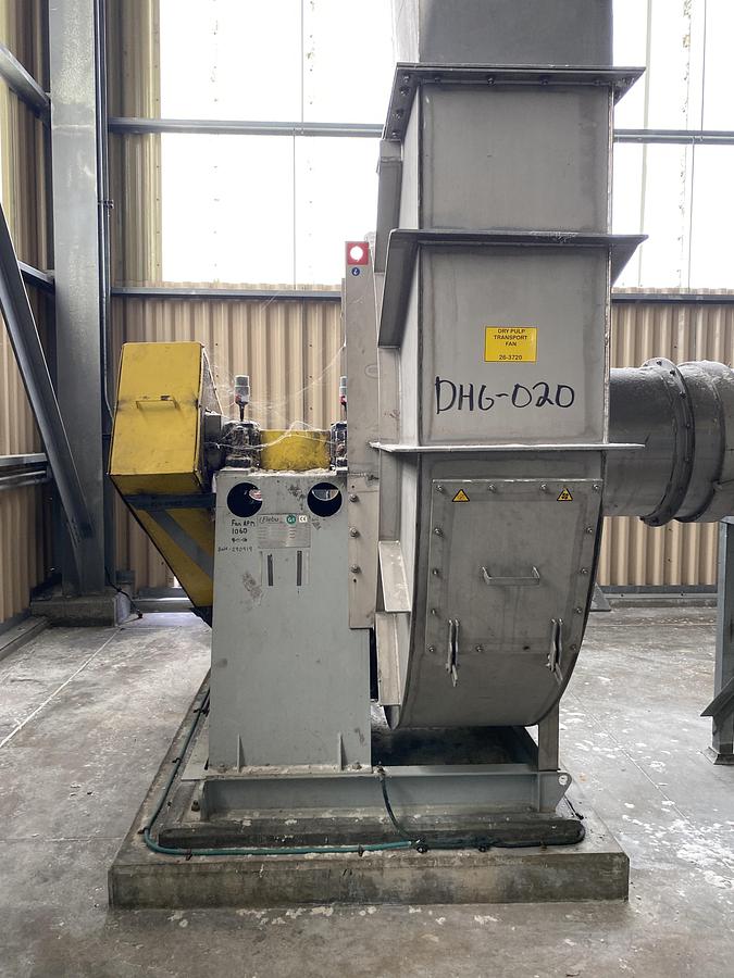 Used Used Flebu 12.5 m3/s (26,460 CFM) stainless steel blower