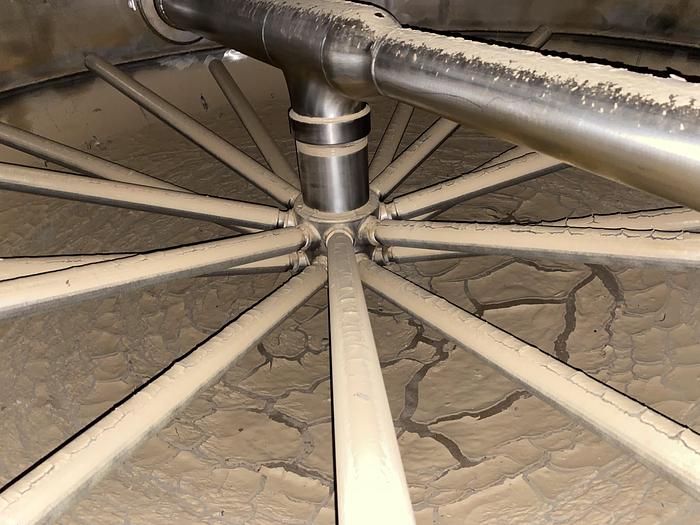 Used Used Culligan approximately 2,500 gallon stainless steel media tank