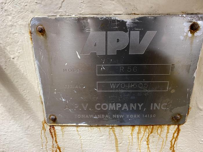 Used Used APV Model R-56 stainless steel plate heat exchanger