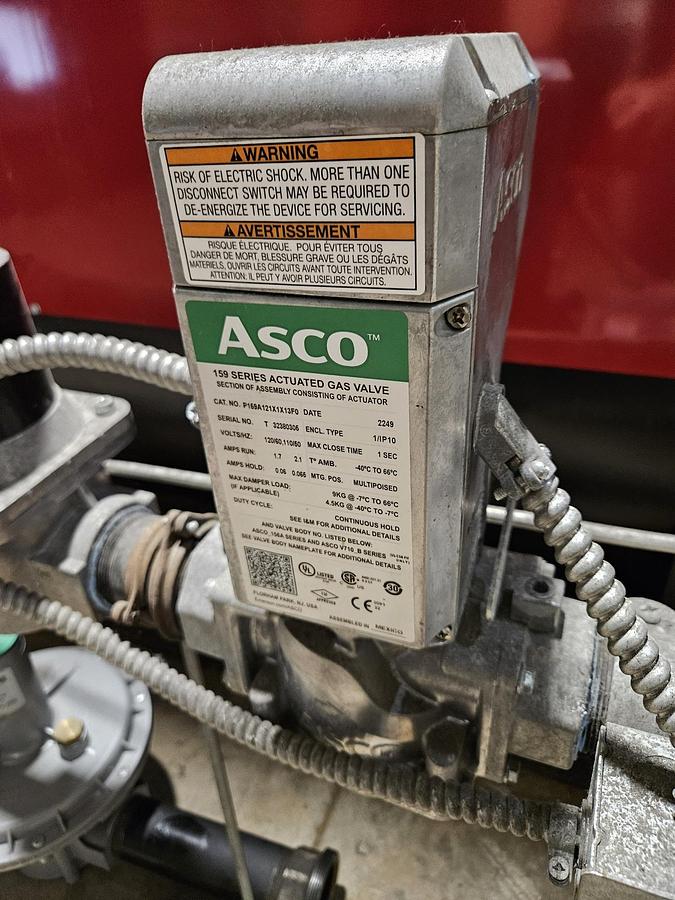 Used Used Aldrich Heat-Pak Model A3S5-85-G/A3S5R-C-85-G 85HP low pressure, hot water boilers