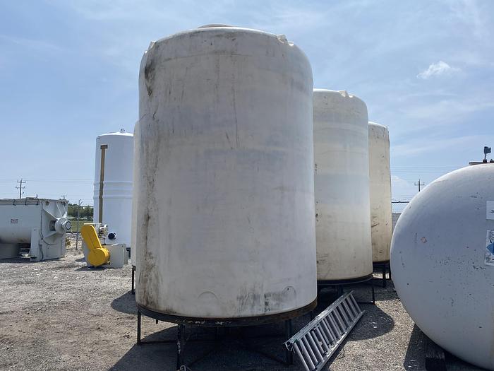 Used Used Ace Roto-Mold 4900 gallon poly tank with stand