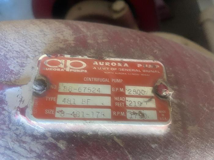 Used Used complete diesel fire pump skidded building