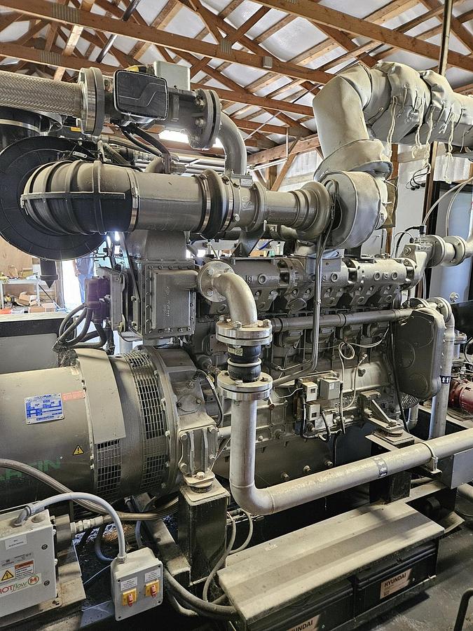 Unused Martin Energy Group Generator Model MEG S1225B 335 KW Methane Gas Generator System
